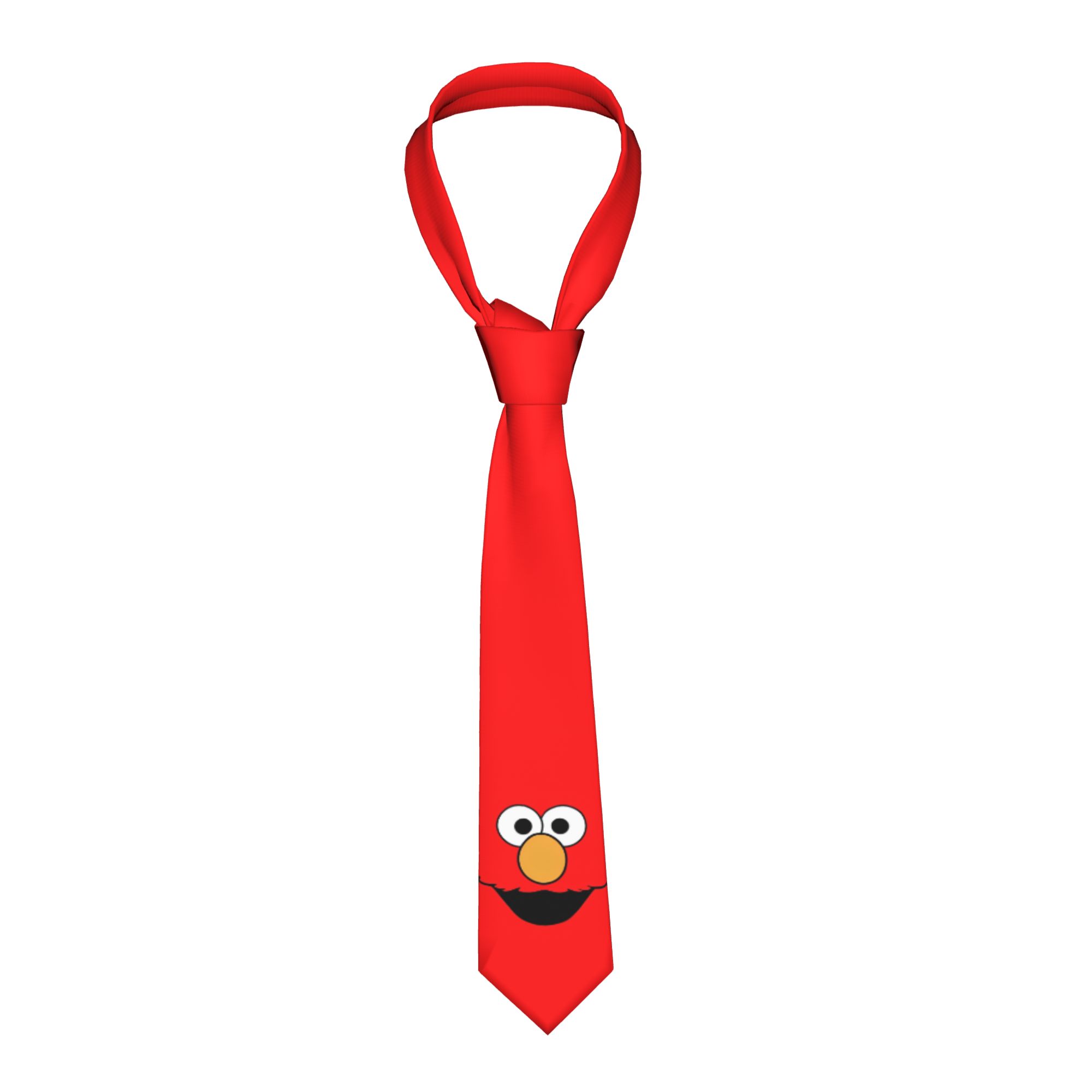 Men Accessories For Wedding - Sesames Streets Cookie Monster Anime Necktie