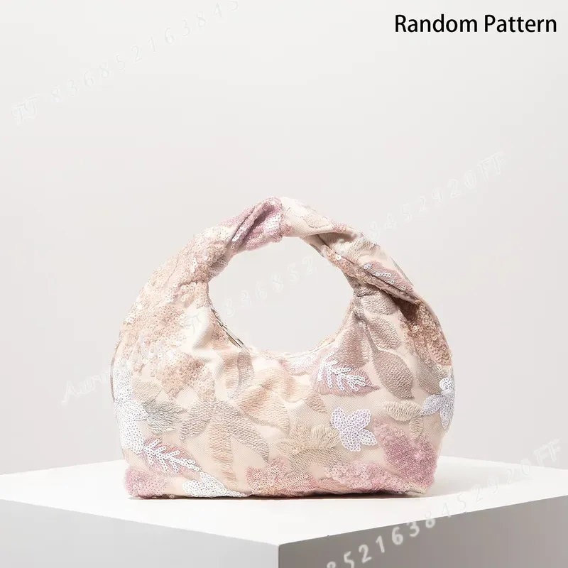 Men Accessories For Wedding - Luxury Sequin Handbag for Women Elegant