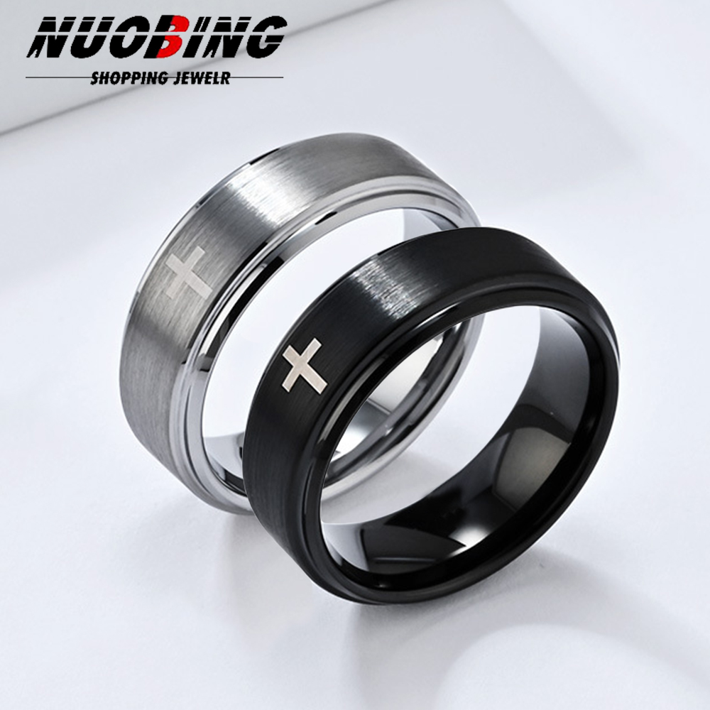 Men Accessories For Wedding - Retro Titanium Steel Christian Jesus Cross