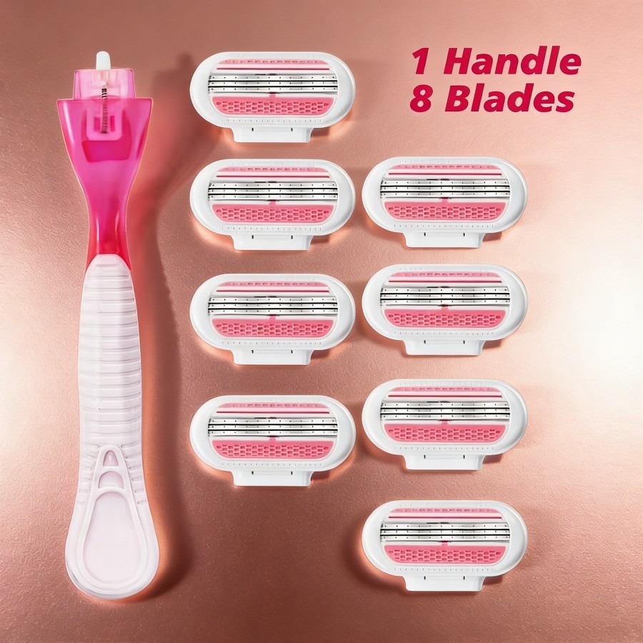 Men'S Accessories Premium - Premium Pink Shaver Handle Replacement Accessory,