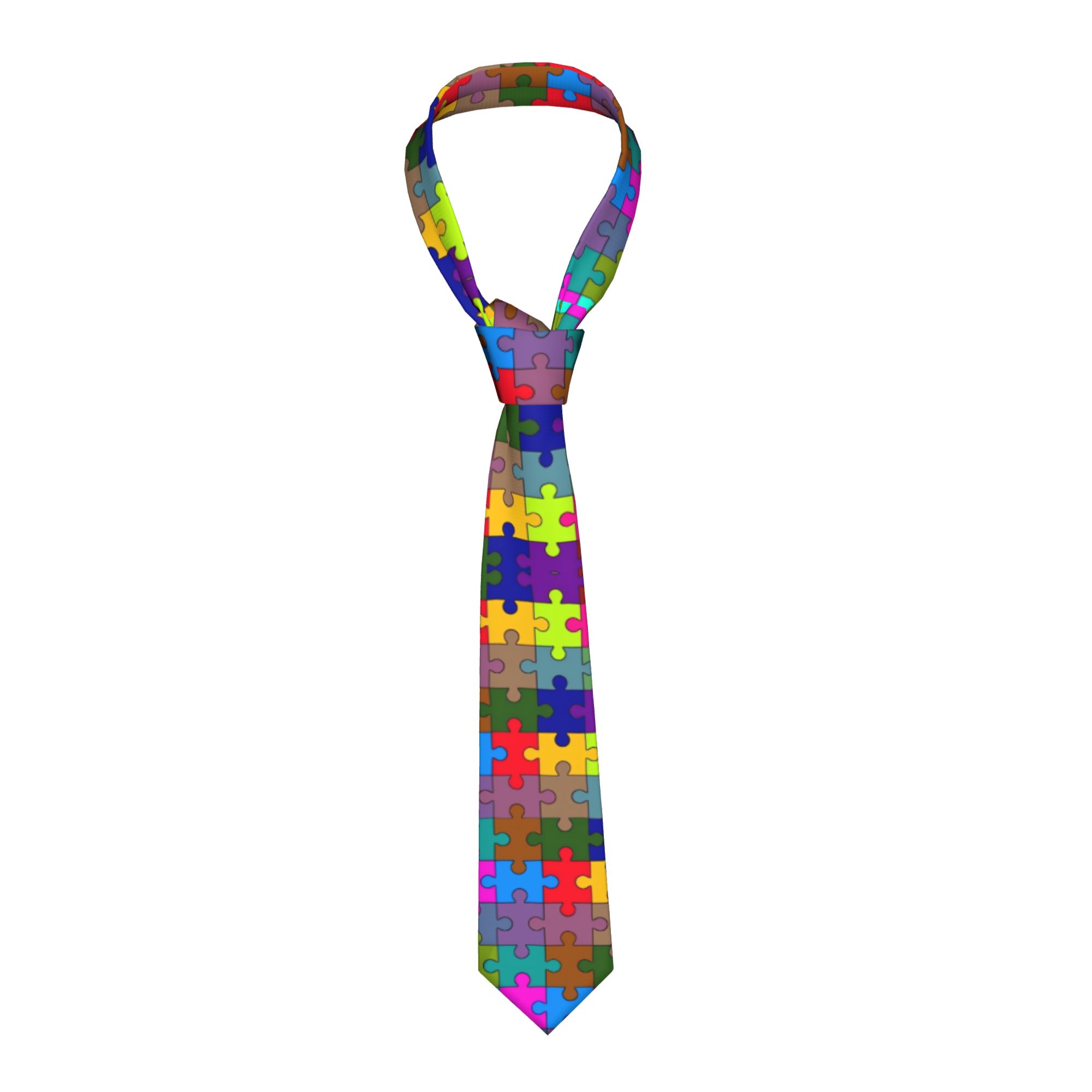 Dark Gradient Puzzle Tie  Wedd - Men Accessories For Wedding recension och pris