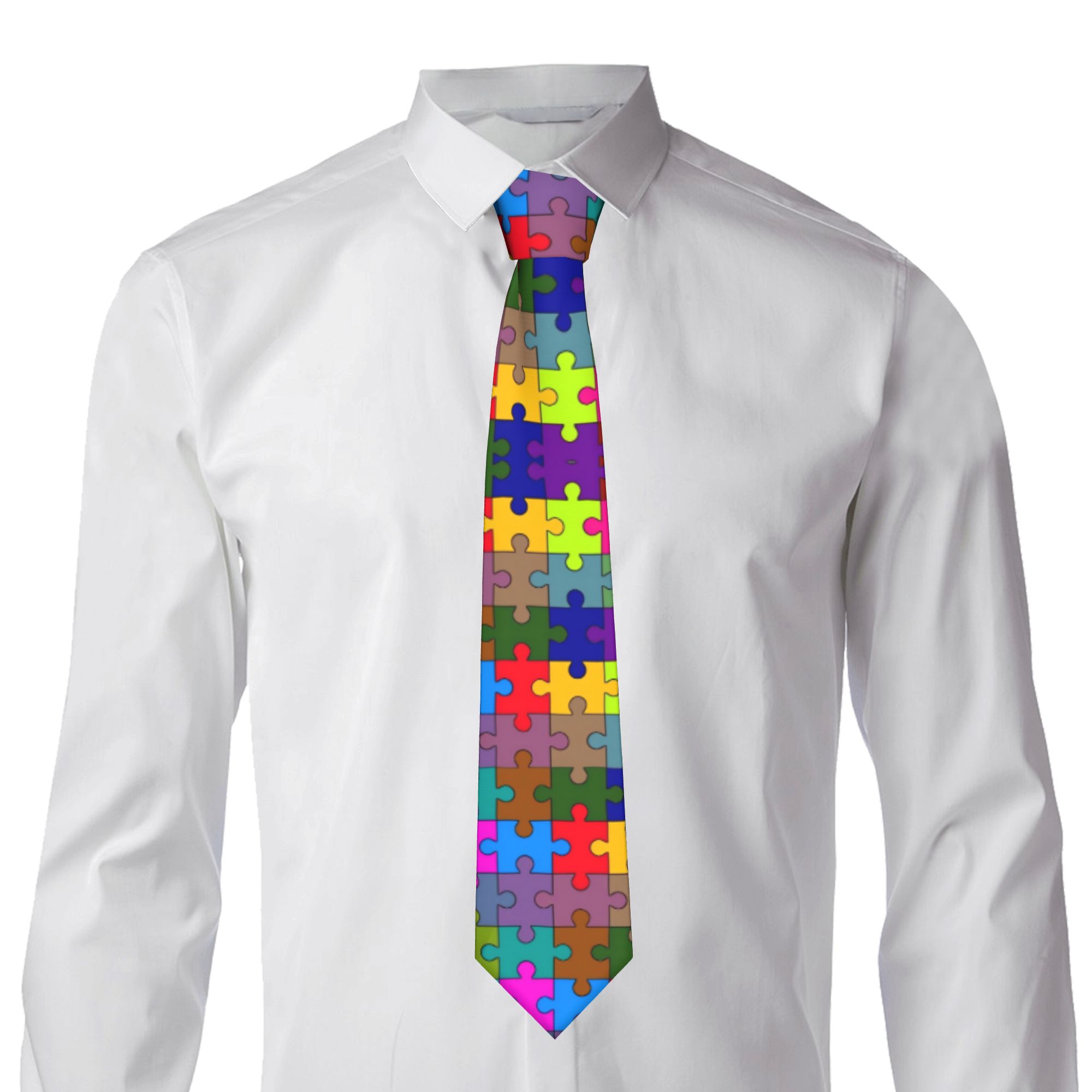 Dark Gradient Puzzle Tie  Wedd - Men Accessories For Wedding recension och pris