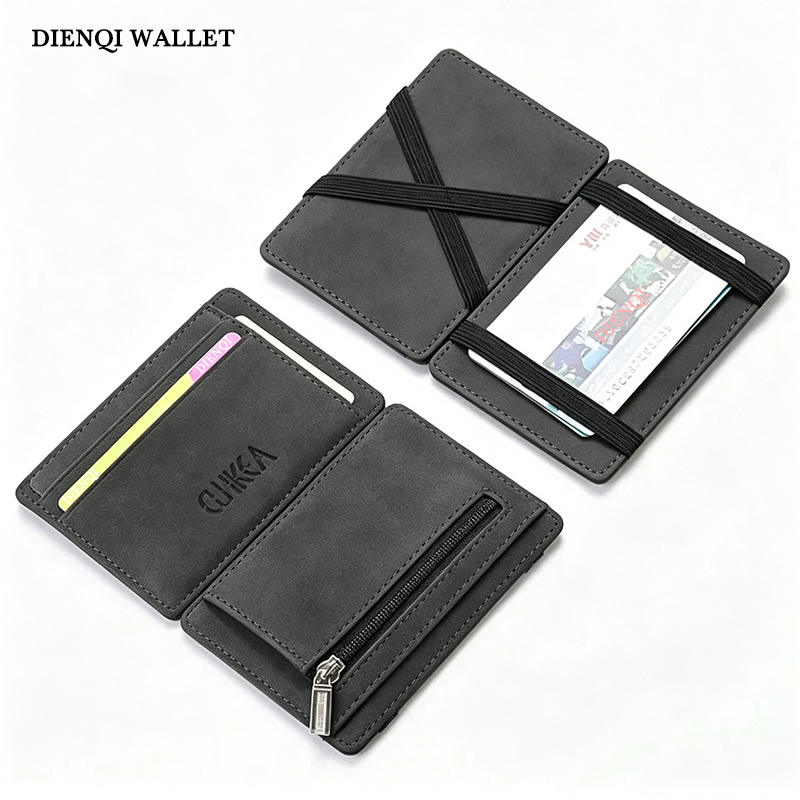 PU Leather Magic Wallet Men Bu - Bifold Leather Wallet recension och pris