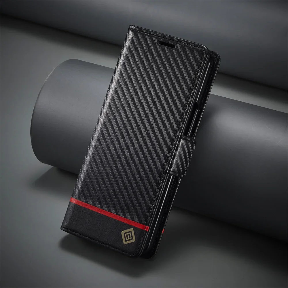 Luxury Carbon Fiber PU Leather - Bifold Leather Wallet recension och pris