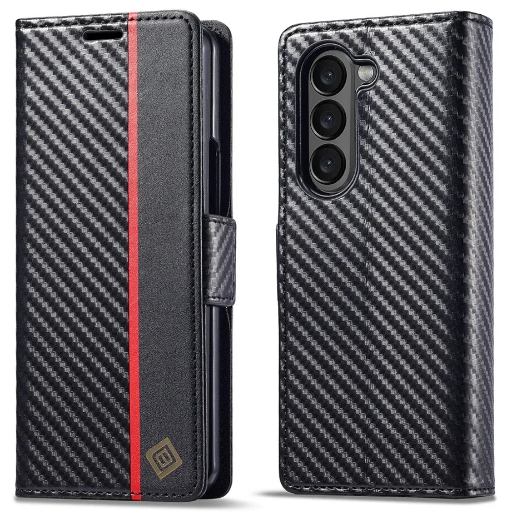 Luxury Carbon Fiber PU Leather - Bifold Leather Wallet recension och pris