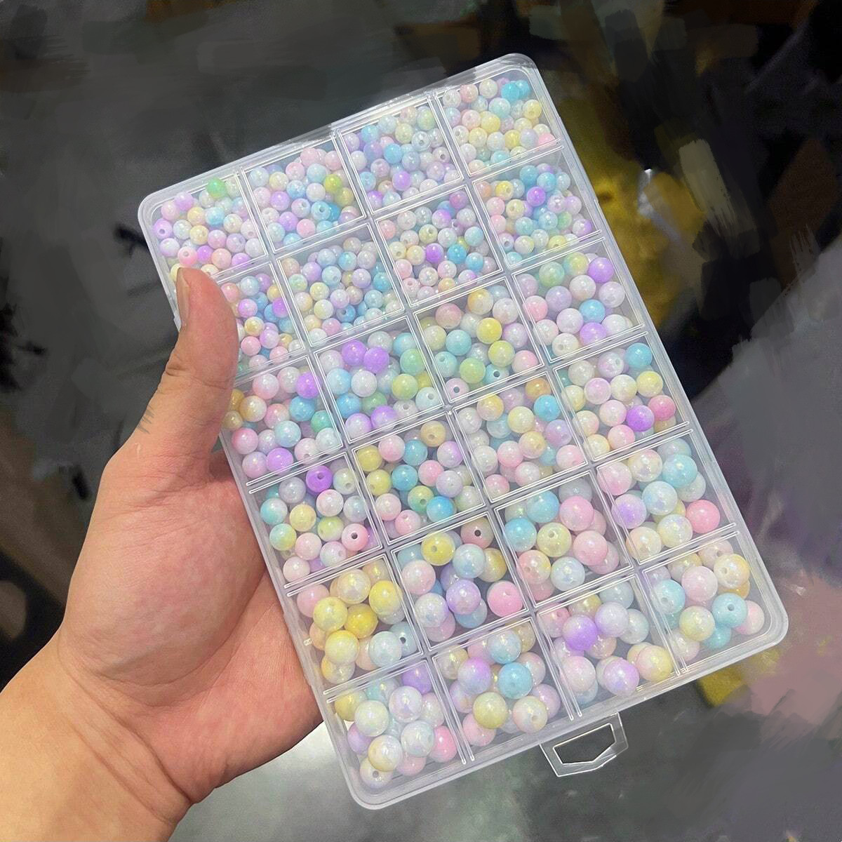 800pcs/24 grid set box 6mm/8mm - Men Accessories For Wedding recension och pris