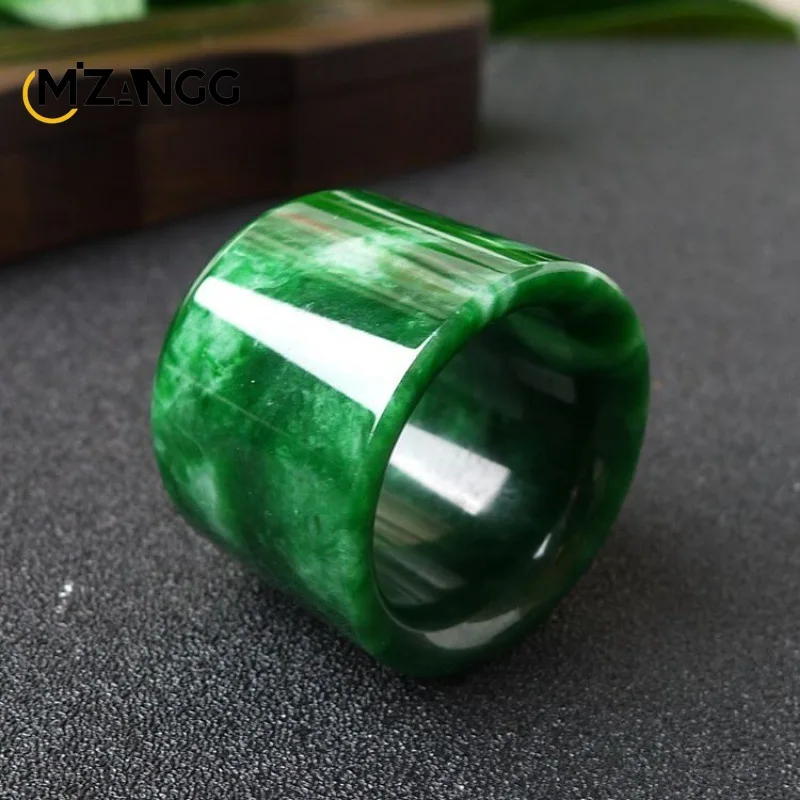 Natural Myanmar Jadeite Ring C - Men Accessories For Wedding recension och pris