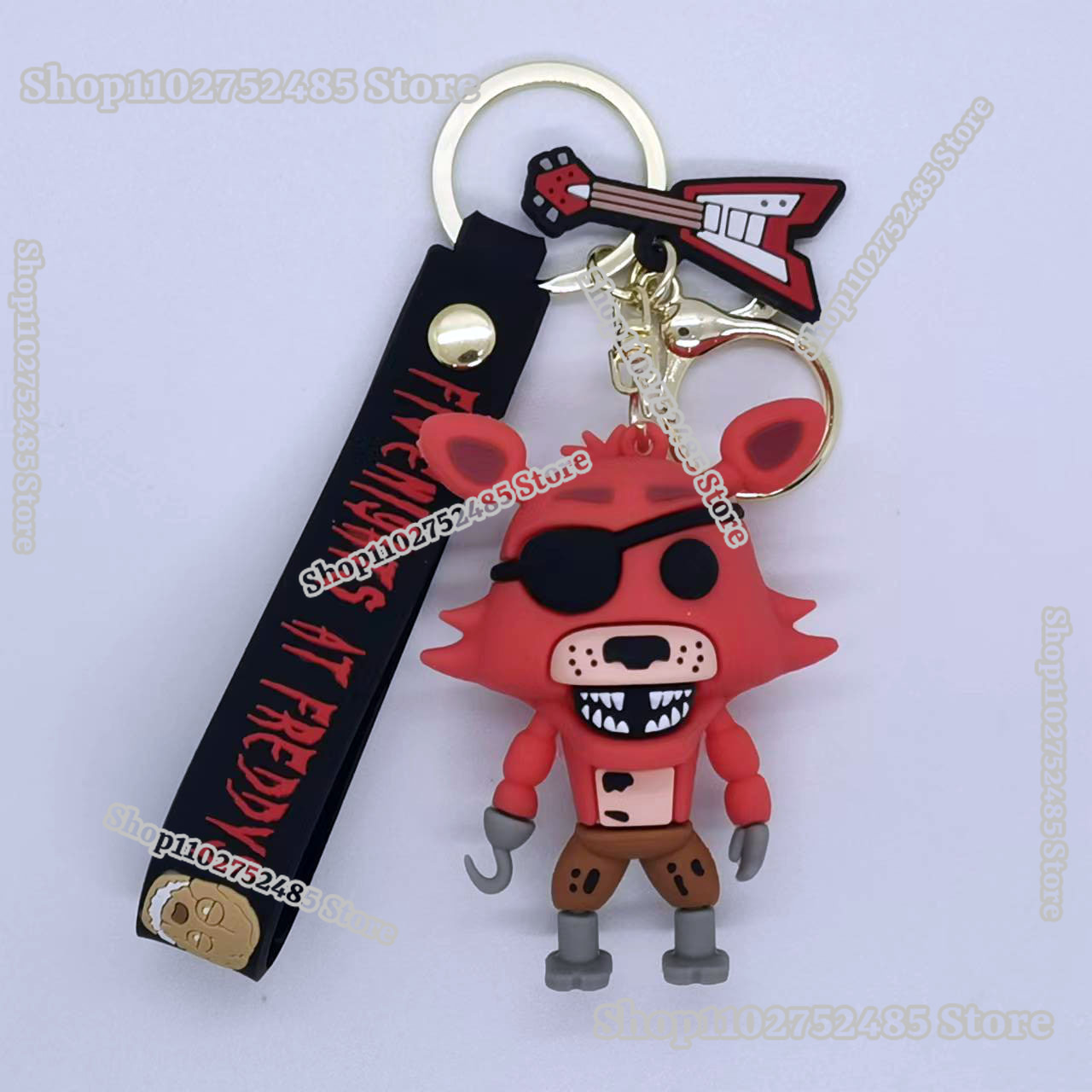 5pcs Cartoon Anime FNAF Figure - Men Accessories Jewellery recension och pris
