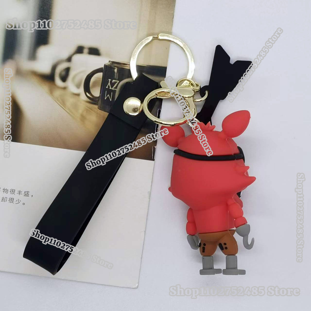 5pcs Cartoon Anime FNAF Figure - Men Accessories Jewellery recension och pris