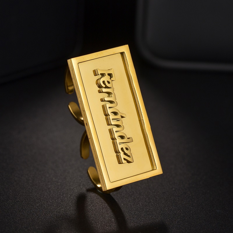 Fashion Custom Name Rings Stai - Men Accessories For Wedding recension och pris