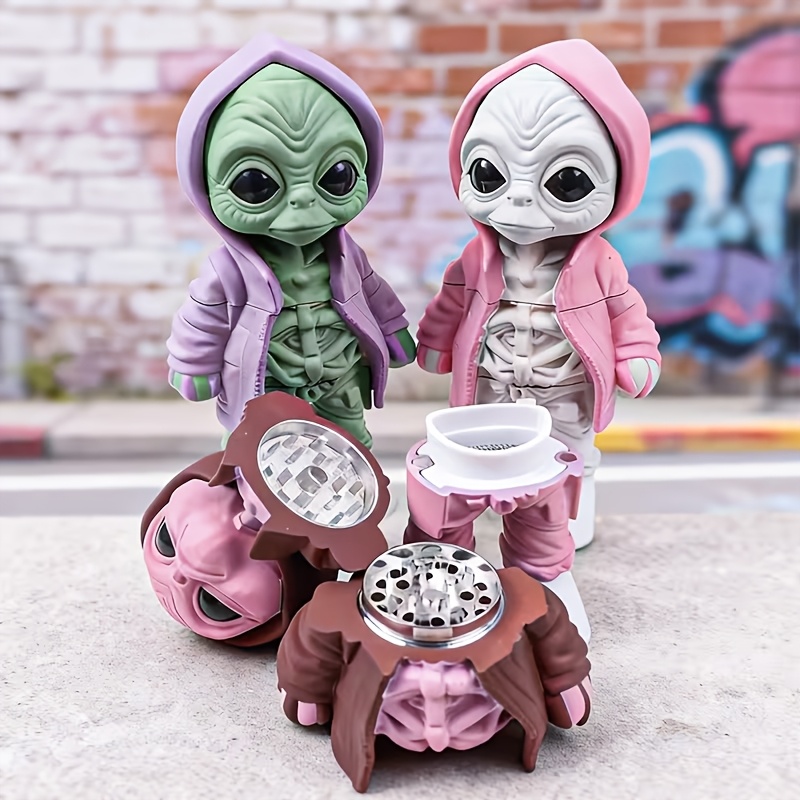 Funny Alien Herb Grinder Spice - Men Accessories To Gift recension och pris