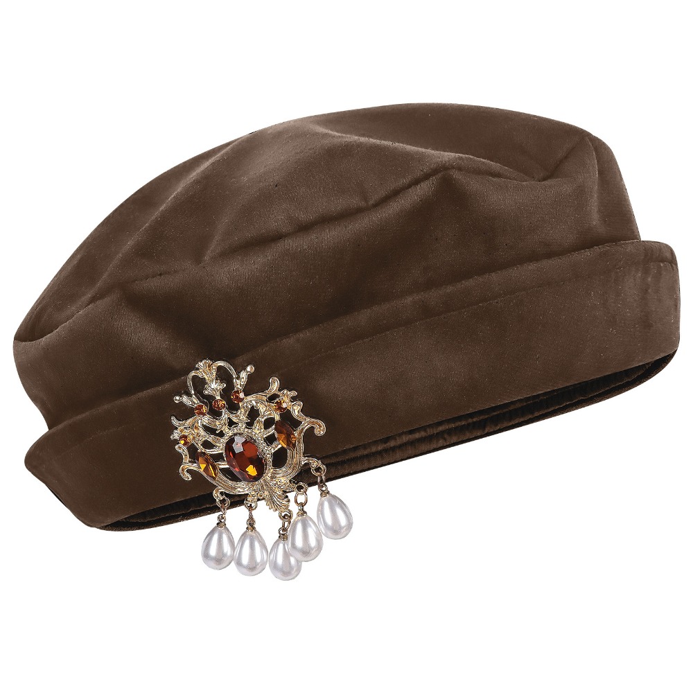 Men Medieval Tudor Beret Hat R - Medieval Men'S Accessories recension och pris