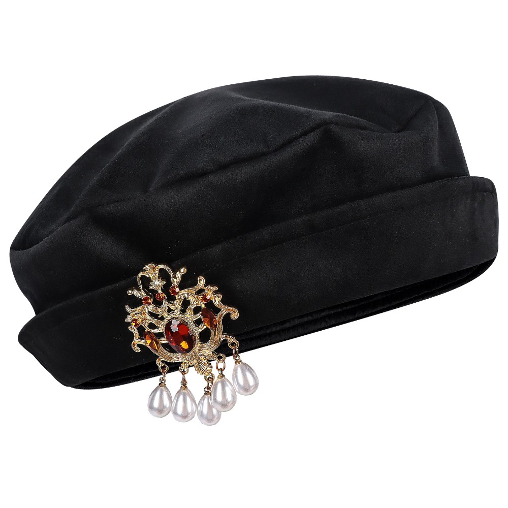 Men Medieval Tudor Beret Hat R - Medieval Men'S Accessories recension och pris