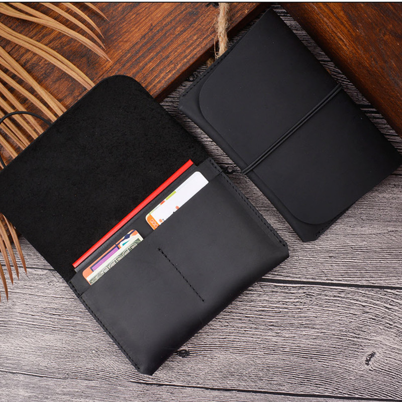 Handmade Top Layer Cowhide Lea - Bifold Leather Wallet recension och pris