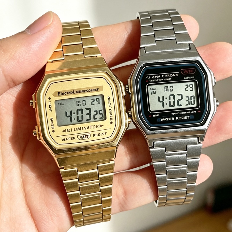 F91W Band Watch Waterproof Ret - Men'S Accessories Display recension och pris