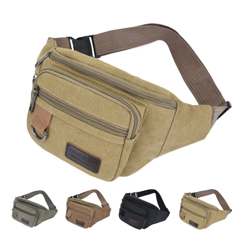 Chest Bag Canvas Waist Bag Wom - Men Accessories Bag recension och pris