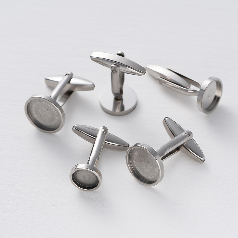 5Pcs Stainless Steel Cufflinks - Men Accessories Jewellery recension och pris