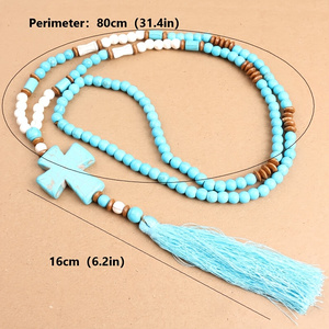 Bohemian Cross Shell Necklace  - Men'S Vacation Accessories recension och pris