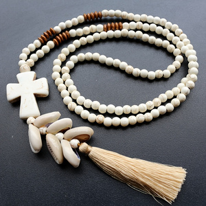 Bohemian Cross Shell Necklace  - Men'S Vacation Accessories recension och pris