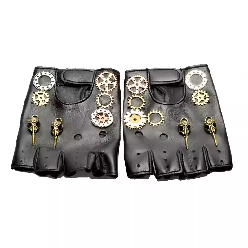 Steampunk PU Leather Fingerles - Medieval Men'S Accessories recension och pris