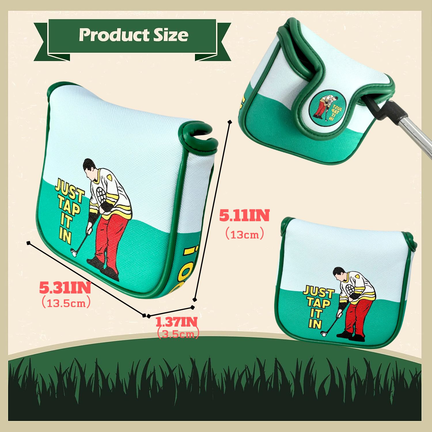 Funny PU Leather Golf Putter C - Men'S Accessories Premium recension och pris