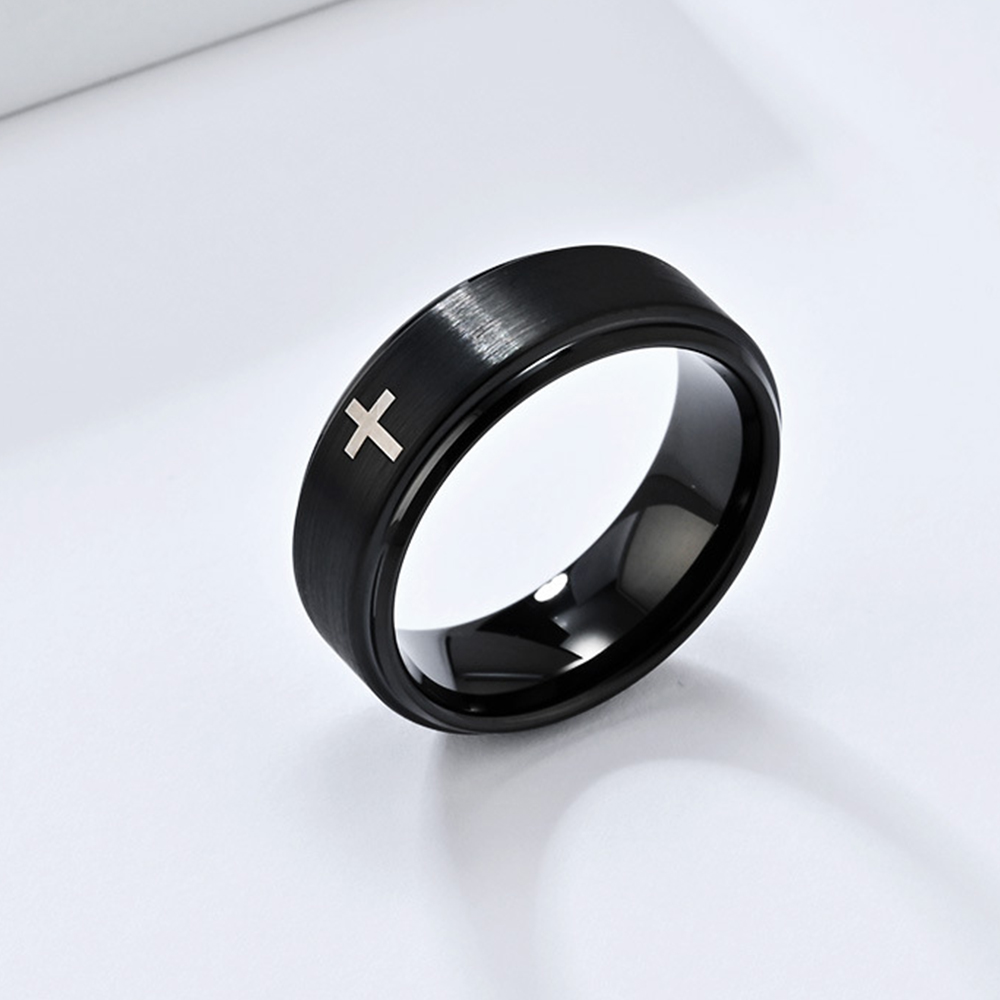 Retro Titanium Steel Christian - Men Accessories For Wedding recension och pris