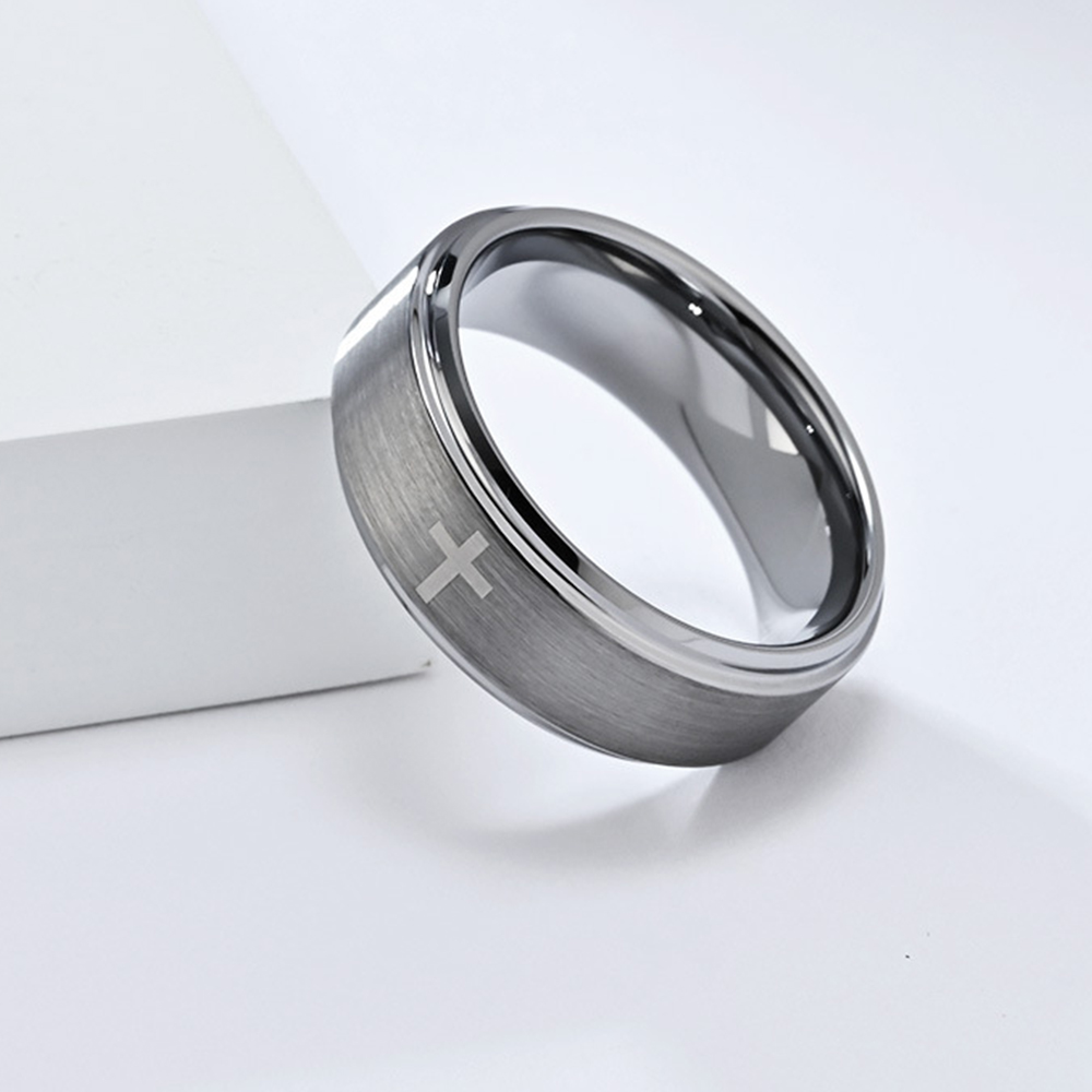 Retro Titanium Steel Christian - Men Accessories For Wedding recension och pris