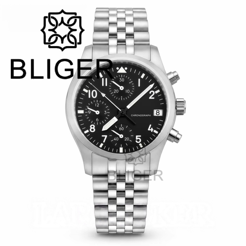 BLIGER Full Black Brushed 38mm - Men Accessories Jewellery recension och pris