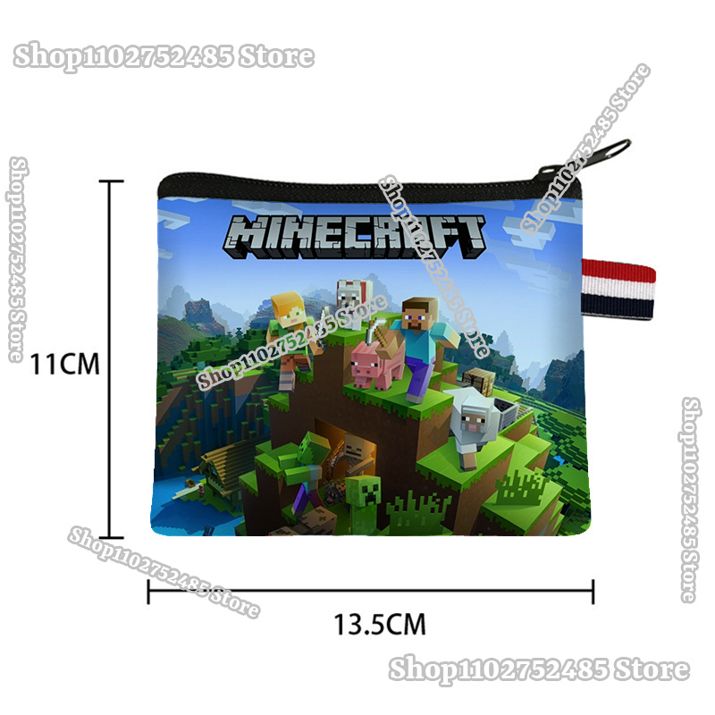 Pixels Block Coin Purse Miner  - Men Accessories Bag recension och pris