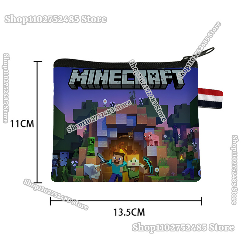 Pixels Block Coin Purse Miner  - Men Accessories Bag recension och pris