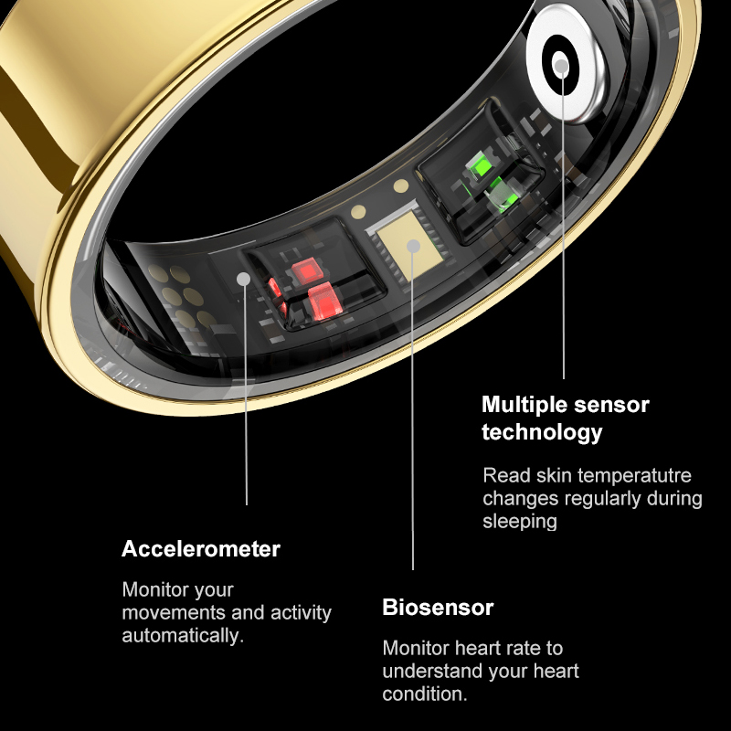 R09 Smart Ring Men Women with  - Men Accessories Jewellery recension och pris