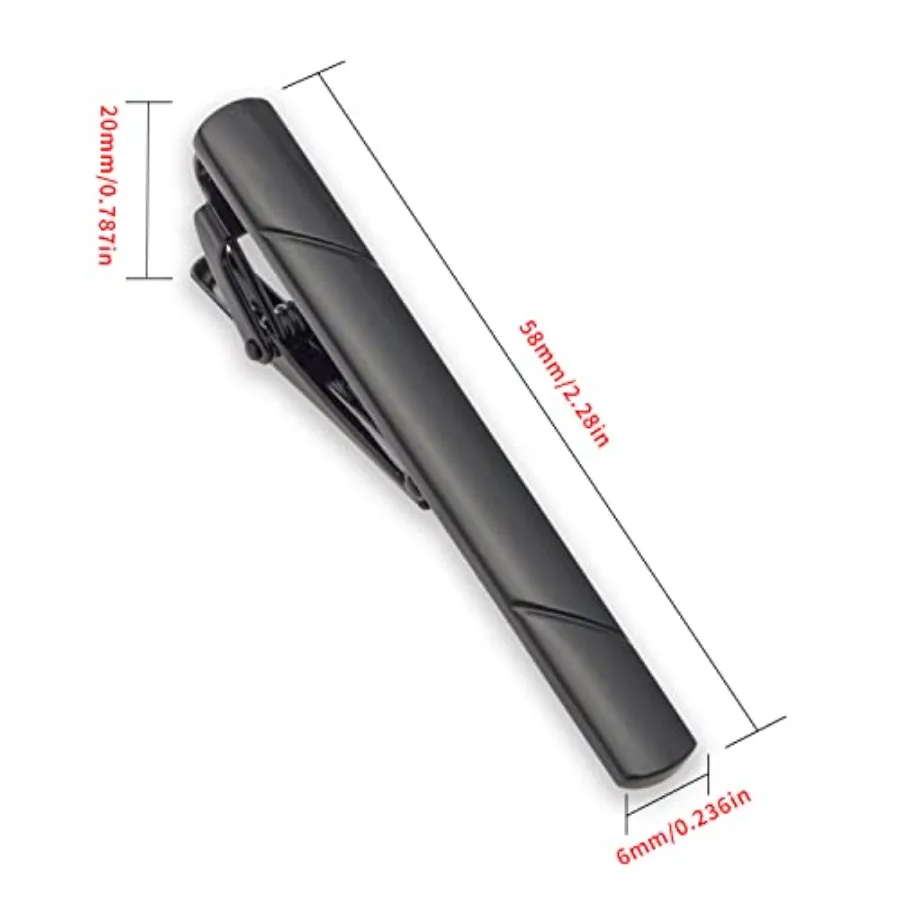 4Pcs Tie Clips For Men Tie Bar - Men Accessories To Gift recension och pris