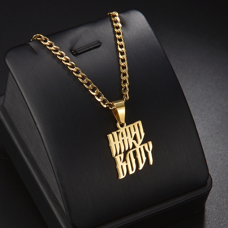 Custom 2 Rows Names Necklace C - Men Accessories Name recension och pris