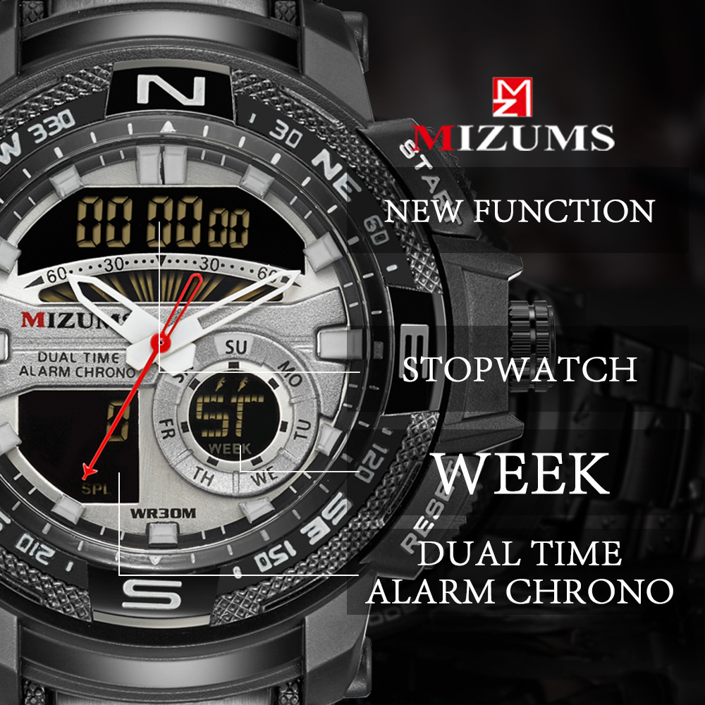 New Digital Watch for Men Top  - Men'S Accessories Display recension och pris