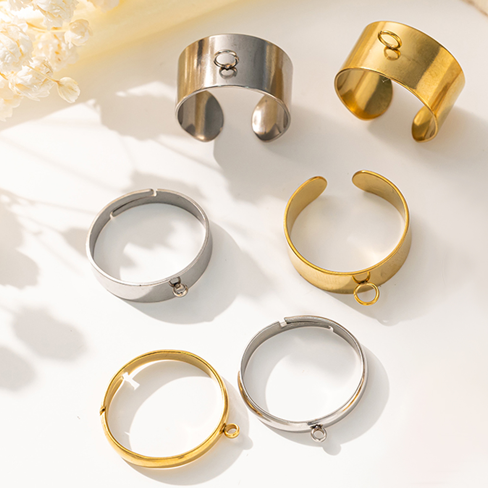 5pcs/Lot Stainless Steel Gold  - Men Accessories Jewellery recension och pris