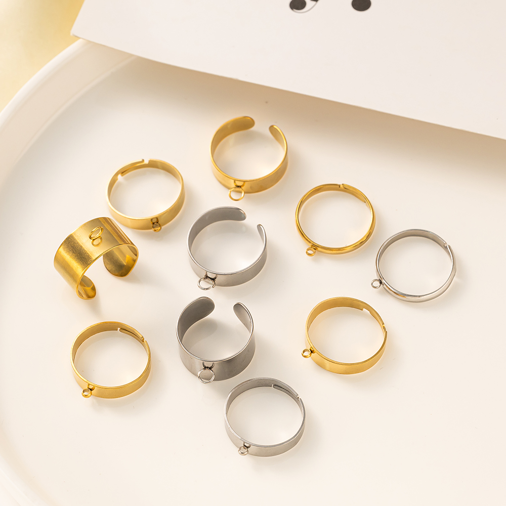 5pcs/Lot Stainless Steel Gold  - Men Accessories Jewellery recension och pris