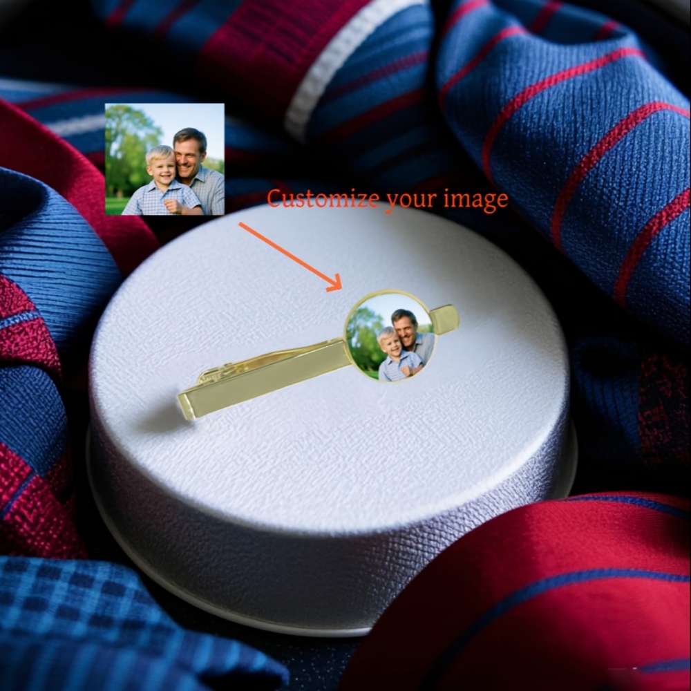 Custom Photo Engraved Text Tie - Men Accessories For Wedding recension och pris