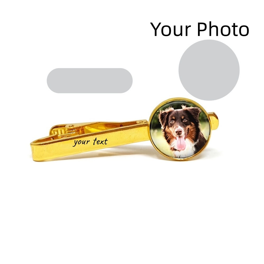 Custom Photo Engraved Text Tie - Men Accessories For Wedding recension och pris