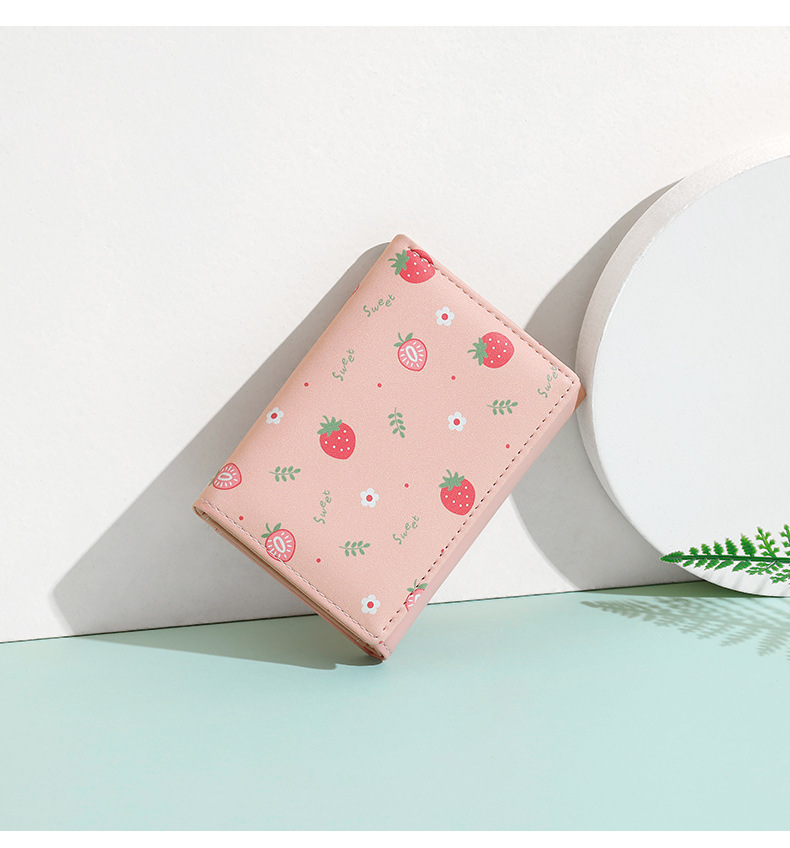 Cute Three-Fold Ladies Wallet  - Bifold Leather Wallet recension och pris