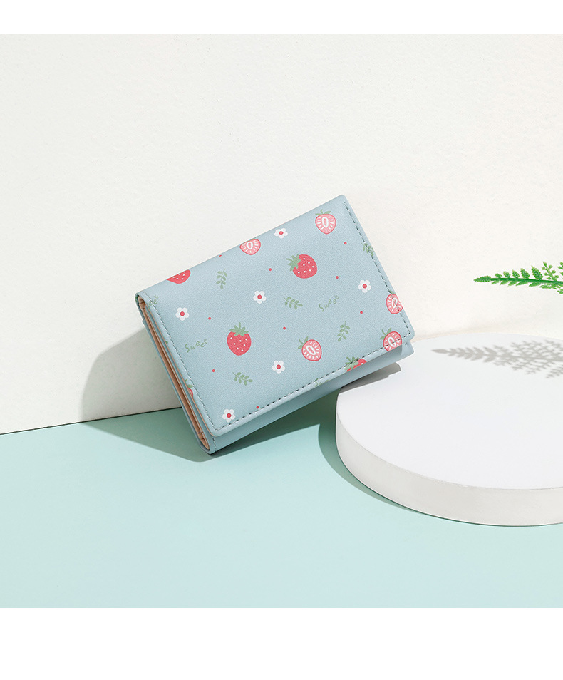 Cute Three-Fold Ladies Wallet  - Bifold Leather Wallet recension och pris